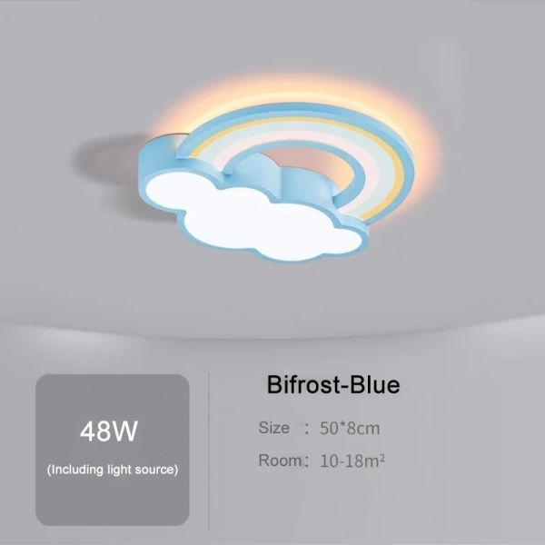 Princess Room Light Fixtures Bedroom And Warm Simple Cartoon rainbow ceiling light(WH-MA-300)
