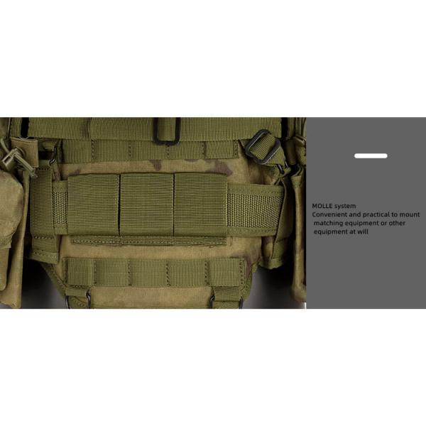 1000D Polyester Ruin Green Camouflage Combat Vest Military Gear