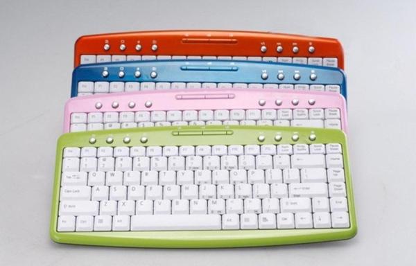 Teclado sin cuerda del keyswitch USB del picosegundo/2 membranas con la reacción táctil WES-K-001