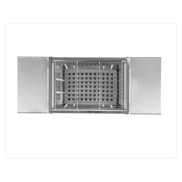 Overheating Protected Stainless Steel Portable Carbon Burning Stove for Outdoor BBQ