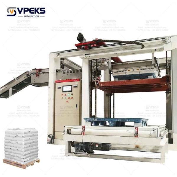380V 50/60HZ 13KW Siemens PLC Level Palletizer With AIRTAC Air Cylinder