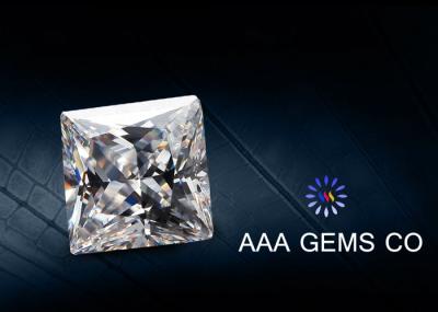 Colorless Square Moissanite Diamonds Forever Brilliance Grade