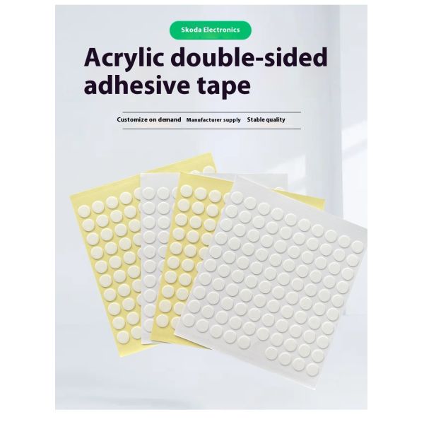 Transparent Acrylic Double-Sided Tape Traceless and Nano Dot Tape for Card Positioning Removable Adhesive Paper & Film