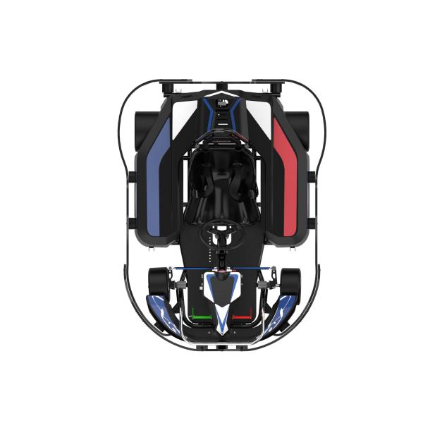 Гонки двойных моторов EVKART на открытом воздухе идут колесная база Karts 1050mm
