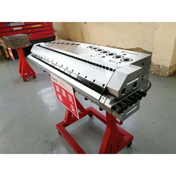 Silver PVC Corrugated Hollow Roofing Extrusion Mould for Smooth Production Process
