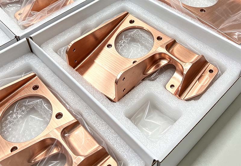 Custom CNC Machined C17200 Beryllium Copper Mounting Bracket - High-Hardness Wear-Resistant Support Holder