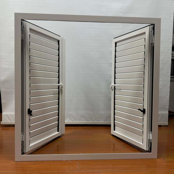 Aluminum Casement shutter Windows high quality ventilation products