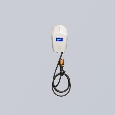 GB/T Home Wallbox Charger 7kW AC Electric Car Charger With 4.3 Inch LCD Display