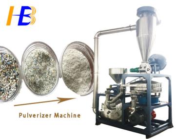 Mesh / Micron Size MDPE Plastic Pulverizing Machine , 50 - 300kg/h Plastic Grinding Equipment