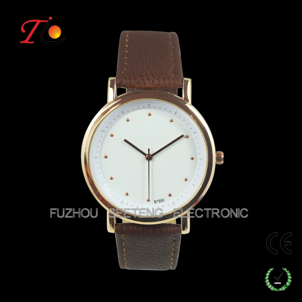 Fashion Leather Strap Quartz Wrist Watch colorful band  For Young Ladies