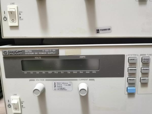 DC HP Agilent Programmable Power Supply 6675A 120 V / 18 A 2 KW
