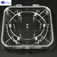 Boîte à plaquettes ajustable en PC transparent pour la protection des semi-conducteurs