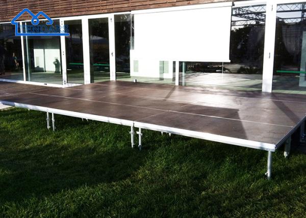 Outdoor Aluminium Party Tent Accessories , Portable Event Stage For Wedding Concert