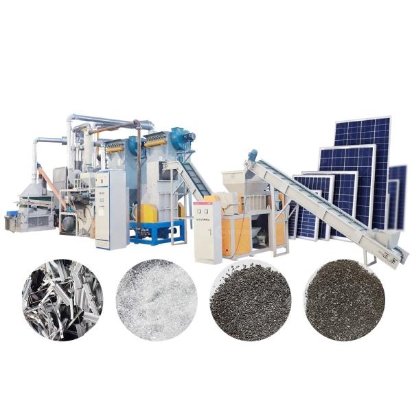Generation Mono Solar Panels Recycling Machine for Utility Scale PV Modules Recycling