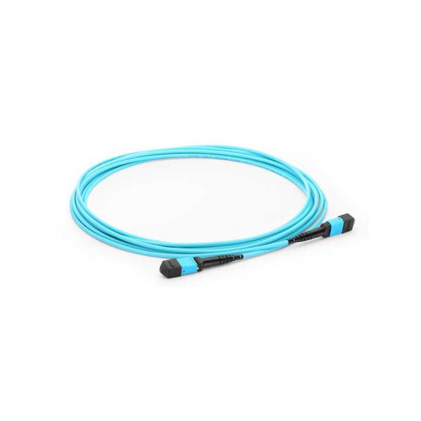 12-144 Strand Fiber Optic Trunk Cable , MTP MPO 12 Core Fiber Cable