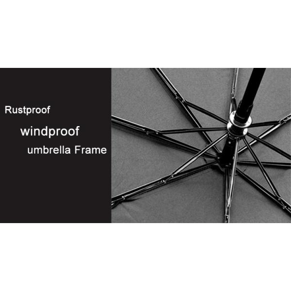 DIY Custom Design Dragonfly Animal Pattern Three-folding Umbrella with Black Coating