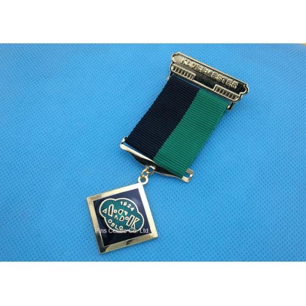 Hard Enamel Die Struck Custom Awards Medals For Army Hornor With Gold Plating