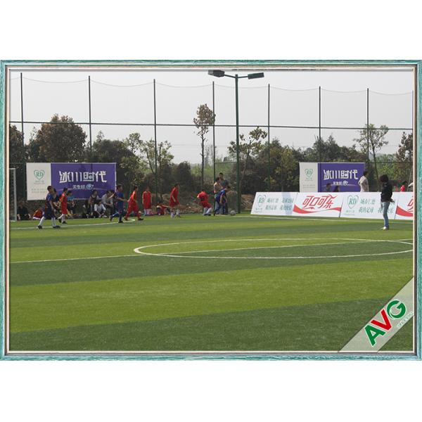 Anti UV Soccer Artificial Grass Indoor Soccer Turf Well Abrasion Resistant