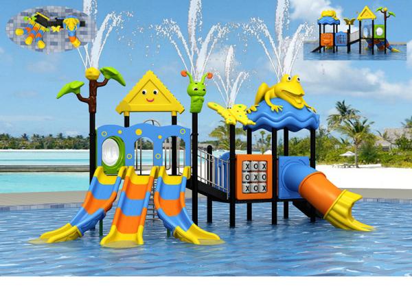 Kids Theme Aqua Playground Indoor Plastic Water House Size 1000*520*550cm