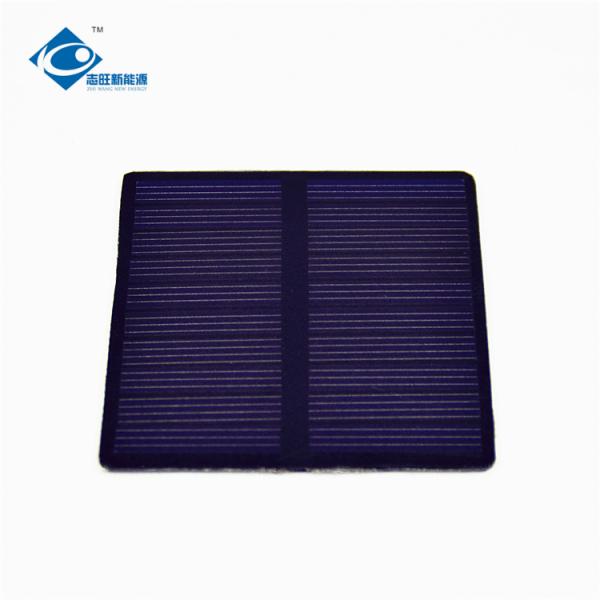 0.65W Mini Transparent Solar Panel ZW-6565R Outdoor Portable Solar Panels Charger 5V Epoxy Resin Solar Panel