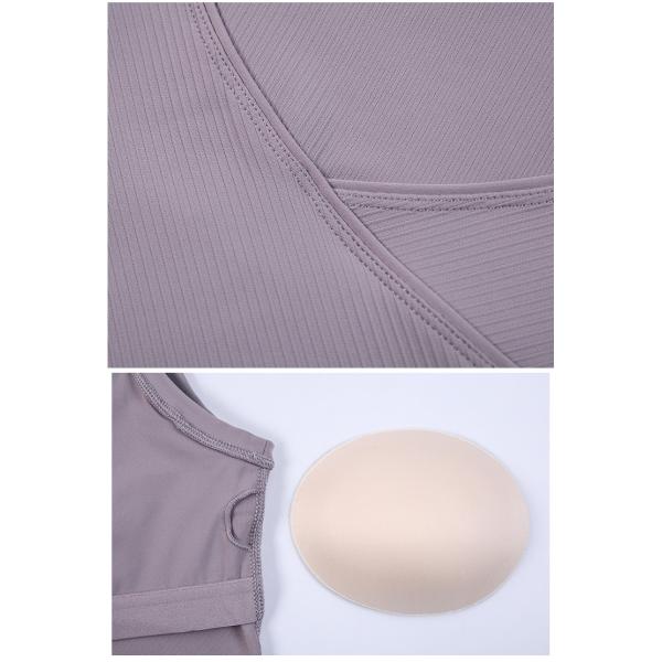 Пошученный над Activewear спортзала ткани 210gsm устанавливает наборы Activewear 2 частей женщин