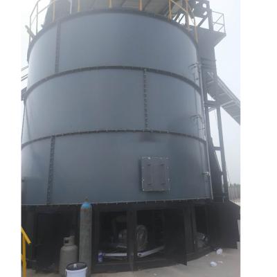 Tanque de fermentação do estrume dos rebanhos animais de HCJ