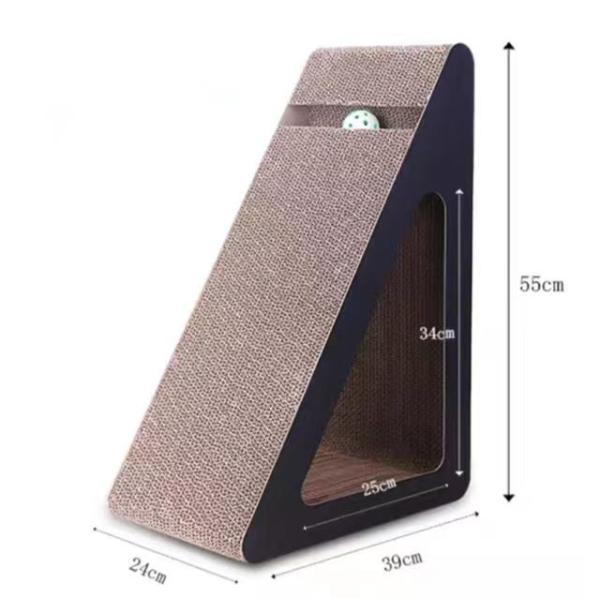 Cat Scratching Board Post Vertical Wear-resistant Cat Scratcher Toy Claw Cardboard Grinding Claw Resistant Corrugated Paper Nest