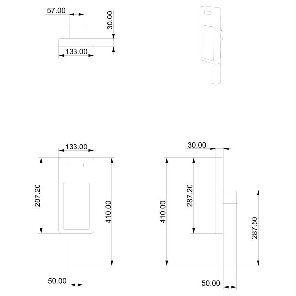 Никакая температура тела AI контакта не обнаруживает камеру температуры распознавания лиц