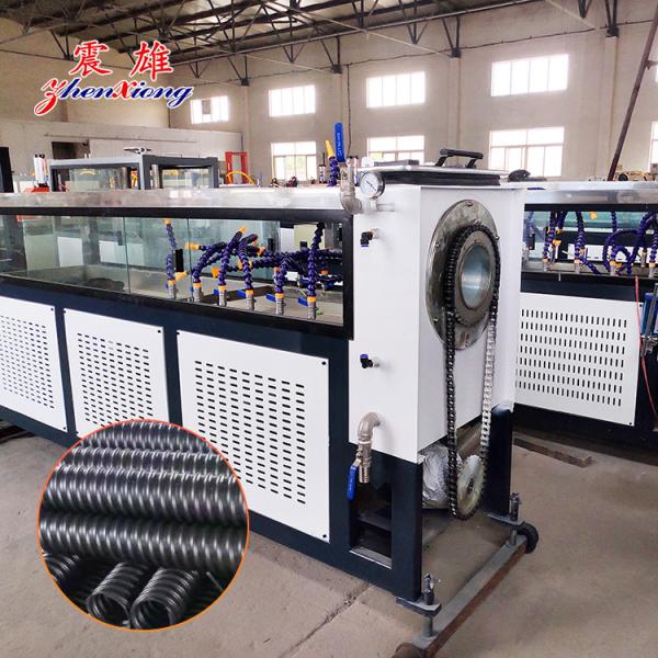 Durable Plastic Pipe Machine Prestressed Spiral Corrugated Pipe High Productivity