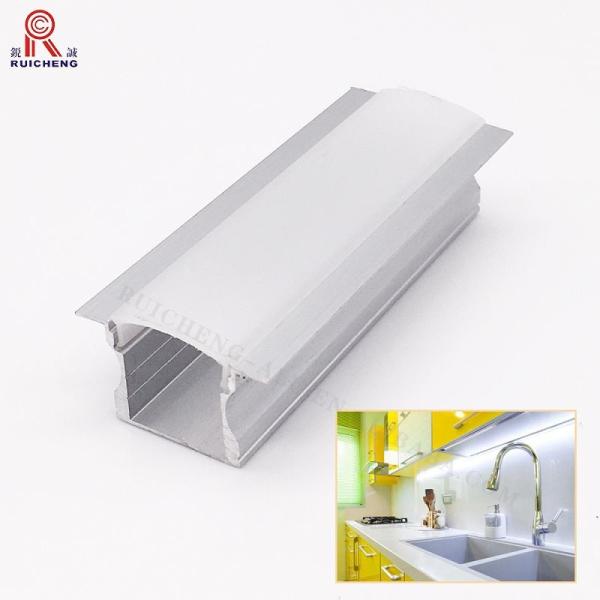T3 Aluminium LED Strip Light Profile , 3mm Led Aluminum Profile For Led Strips