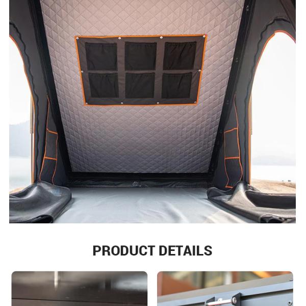 Hard Shell Roof Top Tent 3000mm Waterproof for 2 Adults