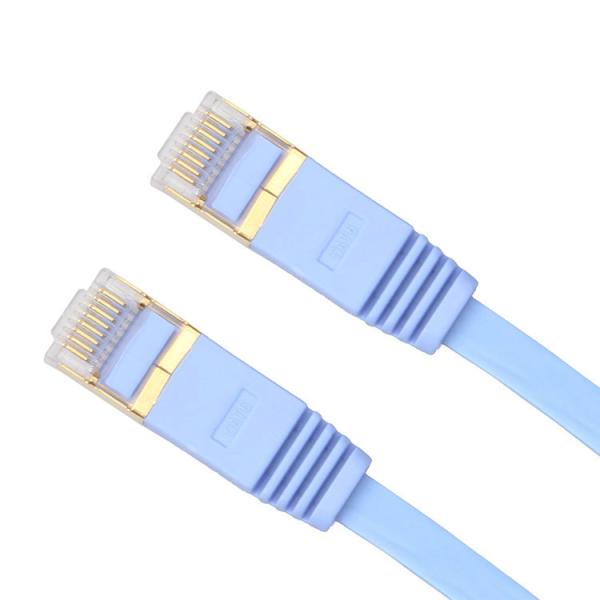 30 AWG Practical Flat UTP Cable , RJ45 CAT6 Ultra Thin Patch Cable
