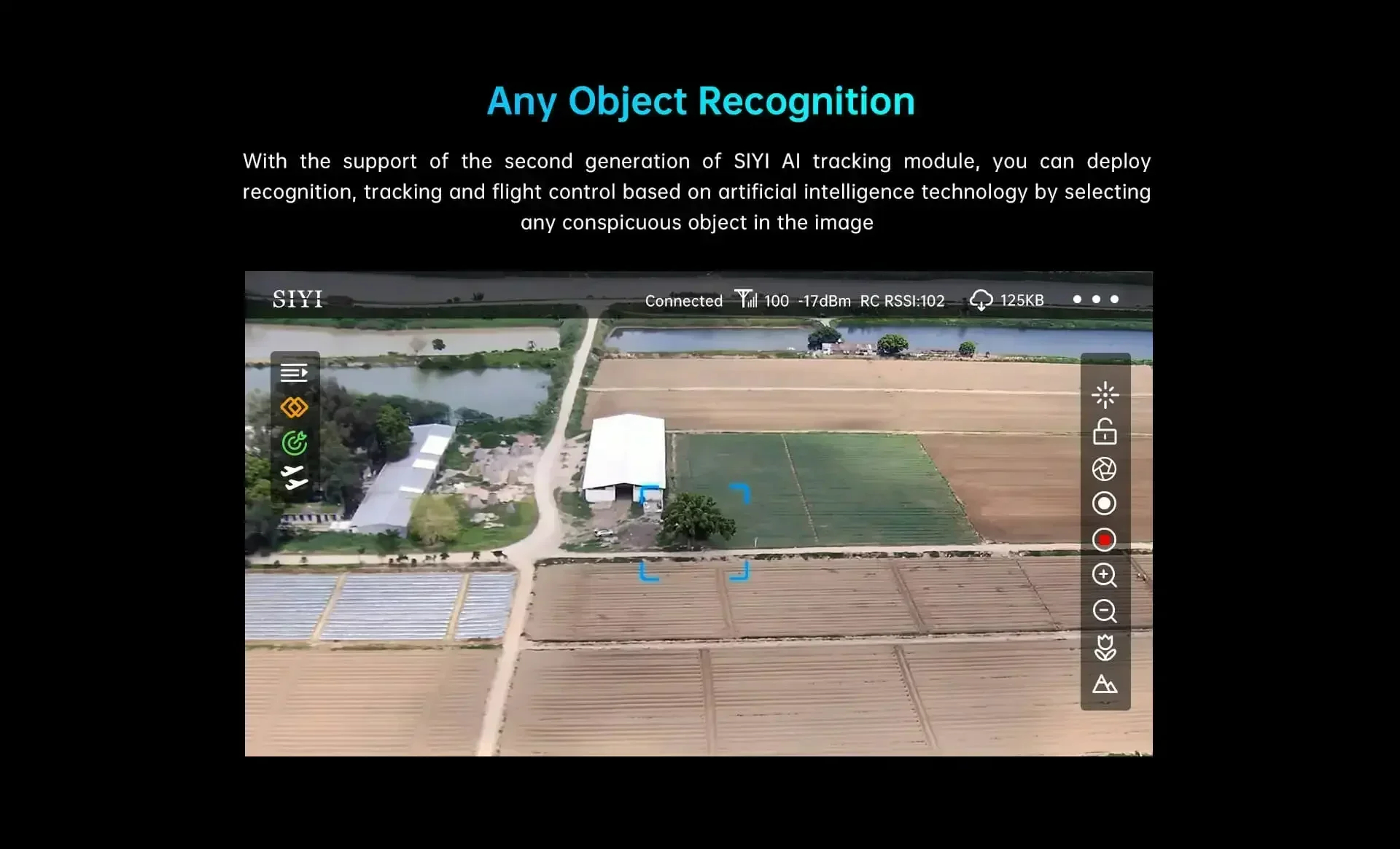 Siyi Ai 2nd Gen Tracking Module 10tops, Object/Thermal Recognition, Enhanced for Drones Uav, Computing