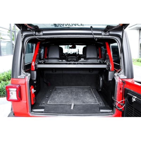Powder Coated Rear Gate Inside Storage Shelf for 4x4 Vehicle Unique Design Customization