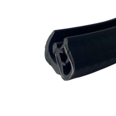 Faixa de vedação protetora de extrusão de borracha preta EPDM para portas e janelas de automóveis
