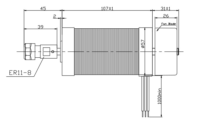 48V 1.2A-6.8A микро- высокоскоростные Cm2 мотора 4000Rpm 30g ISO9001 шпинделя