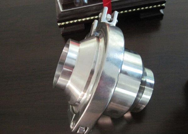Y - Ball  2 Inch SS Check Valve  Two Piece Hygienic Check Valve For Pharmaceutical Industry
