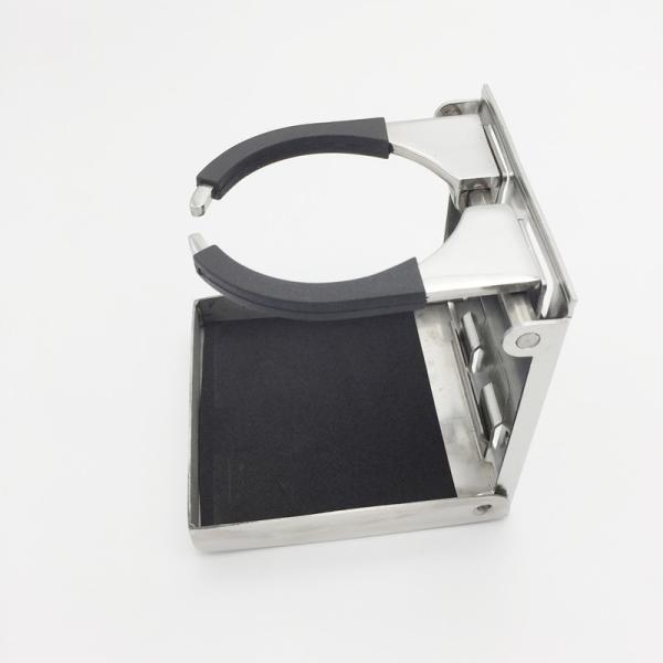 HF-PA74Y beautiful plastic car cupholder with silver circle for the motor home and RV