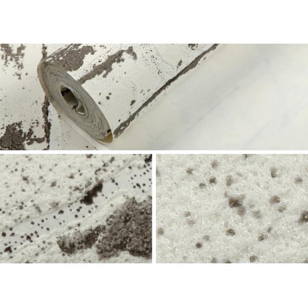 Chinese Style 3D Brick Effect House Decoration Wallpaper , Non Woven Wallcovering