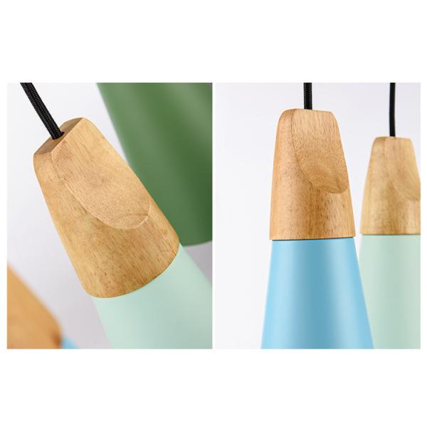 Lumière pendante de chambre à coucher 140*280mm moderne colorée minimaliste d'AC85V 31W