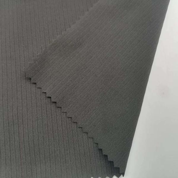 205GSM Breathable Stripe Fabric Uv Proof 140D 20D 76% Nylon 24% Spandex