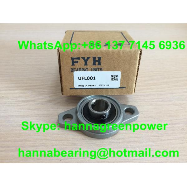 UFL001 Zinc Alloy Pillow Block Bearing FL001 - U001 Bearing 12*38*63mm