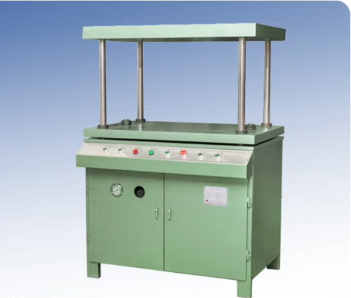 Two Way Pressing Machine Uses Double Hydraulic Cylinder To Keep Case Shape