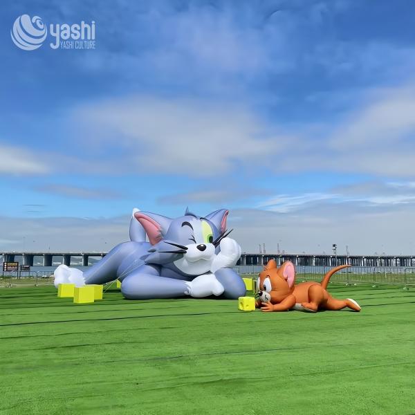 Outdoor Inflatable Decorations Cartoon Tom and Jerry Balloon