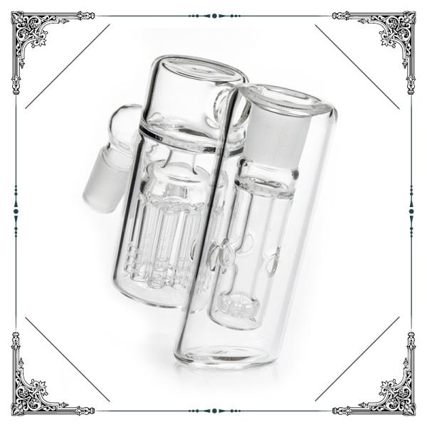 Glass Ash catcher Showerhead Percolators AshCatcher for Bongs 14.4mm 18.8mm