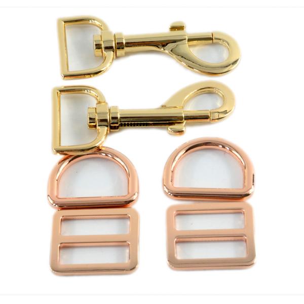 25mm Gold Swivel Dog Snap Hook Custom Zinc Alloy Metal Dog Hook SDR567 Plating Chrome
