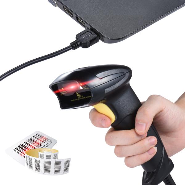 2 в 1 беспроводные лазере 1D USB 2,0 блока развертки штрихкода 2.4Ghz связанном проволокой автоматическом