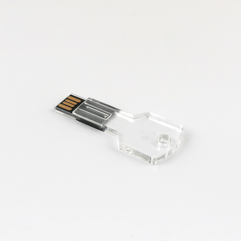Привод 128GB Usb прозрачного ясного акрилового ключа внезапный соответствует стандарт США