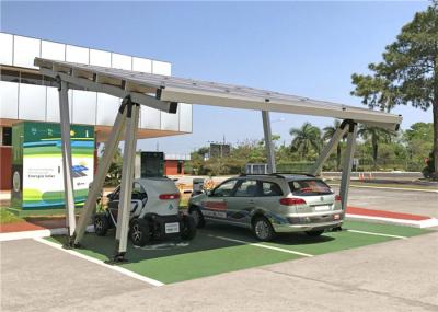 Corrosion Resistance Solar Power Charging Station With PV Solar Carport System