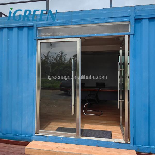 Portable Living Prefabricated Container House For Agriculture Farm In Customized Color
